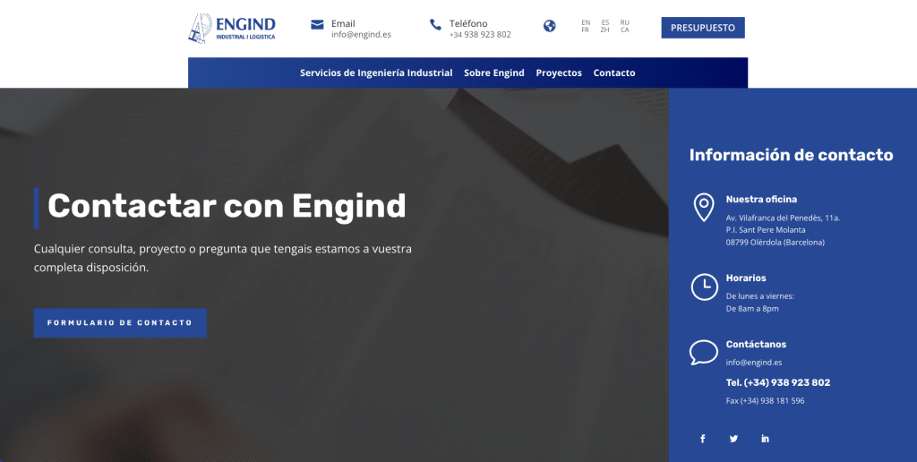 DISSENY WEB CONSULTORIA I SEO ENGIND.ES: Disseny web d'enginyeria, SEO i consultoria