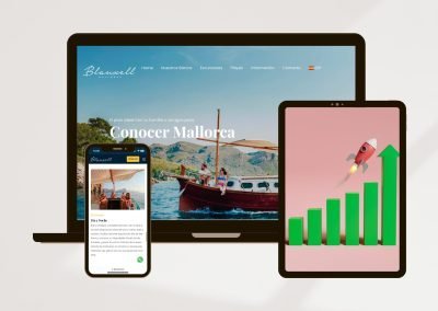 Blauxell: Posicionament en línia