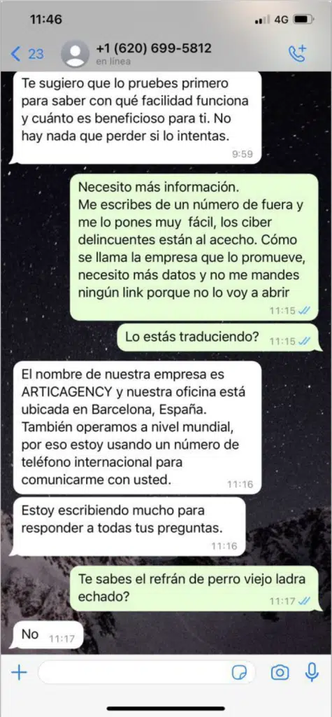 Alerta de Seguretat: Suplantació d'Identitat d'Artic Agency per Pishing Captura de pantalla 2023 11 16 a les 11.08.39 Captura de pantalla 2023 11 16 a les 11.08.39 Alerta de Seguretat: Suplantació d'Identitat d'Artic Agency per Pishing