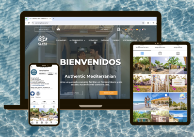 Camping Clarà: Web, SEO i RRSS amb Kit Digital