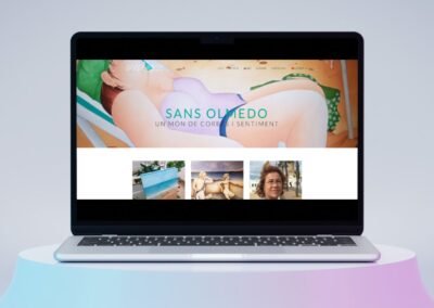 Sans Olmedo: Web i SEO per Promocionar el Art