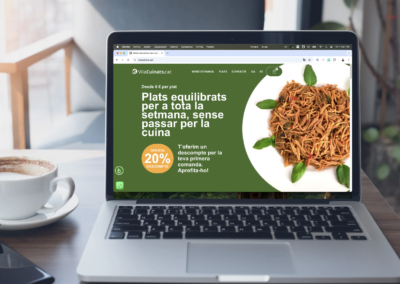 Projecte per Vilacuinats: Web i SEO per a Venda de Menús i Plats Preparats