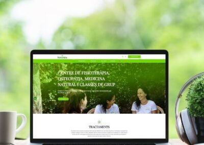 Projecte per Naturalia Vilanova: Web per Centre Holístic de Salut i Benestar
